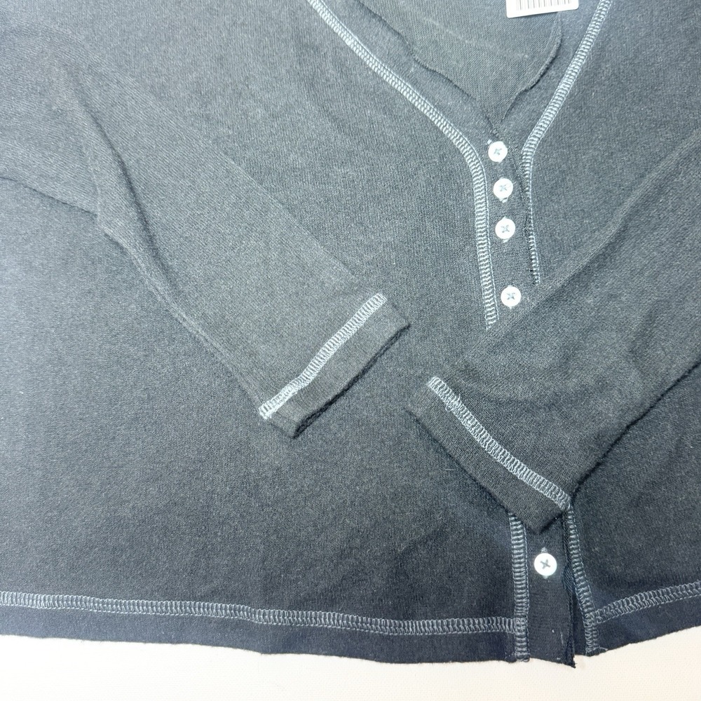 Urban Outfitters Out From Under Oversized Boho Grunge Button-Up Top Size XS - Picture 5 of 10